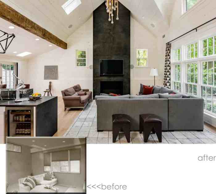 Before and After Megans Home Improvement - MHM Professional Staging